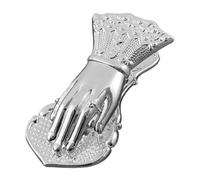 B Baosity Sujetapapeles Vintage Clip Papel Retro Metal Artesanal para Página Accesorio Libro Y Decoración Diario Adecuado para Regalo Cumpleaños, Plata