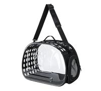 B Baosity Transportadora para Gato Porta Mascotas Transparente EVA Plegable Transpirable Adecuada para Uso Diario Viajes Actividades Exteriores, l