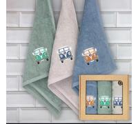 B BARCELOHOGAR Estuche 3 Paños R. A. Furgo Bordados