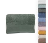 B BARCELOHOGAR Toalla R. A. Jade - Verde Kaki, 50X100 cm