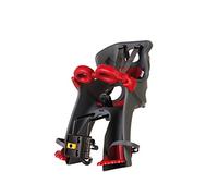 b bellelli Freccia - Asiento Delantero de Bicicleta - para Niños de hasta 15 kg, de 9 Meses a 3 años - Se Fija al Cuadro - Gris Oscuro