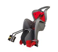 Mr. Fox - Asiento Posterior de Bicicleta - para niños de hasta 22 kg, de 3 a 8 años - Se Fija al Cuadro - Gris Oscuro