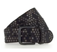 b.belt Cinturón de cuero con tachuelas schwarz (BB4022L39-95-0790)