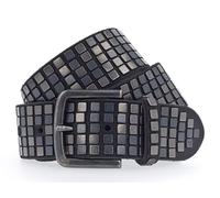 b.belt cinturón 40 mm Full Leather Belt with Mixed Rivets W90 Black