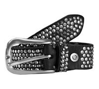 b.belt Cinturón con tachuelas I cuero 100 cm negro