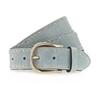b.belt Cinturón con tachuelas Piel 105 cm azul