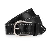 b.belt Cinturón con tachuelas Piel 75 cm negro