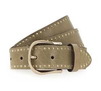 b.belt Cinturón con tachuelas Piel 90 cm aceituna
