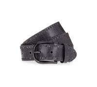 b.belt Cinturón con tachuelas Piel natural 75 cm gris