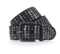 b.belt Cinturón con tachuelas Quinn Piel schwarz (BB4002L38-110-0790)