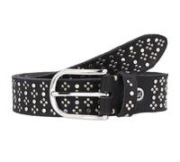 b.belt Cinturón de cuero con tachuelas 100 cm negro