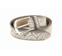 b.belt Cinturón de cuero beige (BB0545L59-80-1215)