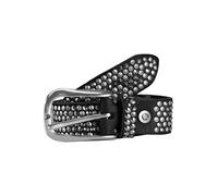 b.belt Cinturón de cuero con tachuelas 85 cm negro