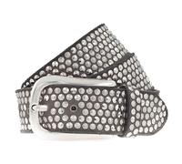 b.belt Cinturón con tachuelas I cuero 90 cm marrón