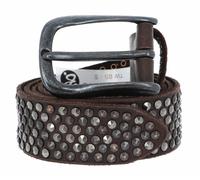 b.belt Zoe Black Leather Belt W90 Dark Brown