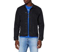 b BLEND 20710737 Chaqueta Vaquera, Denim Black (200297), S Hombres