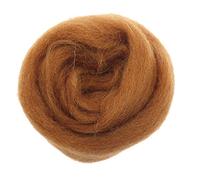 B Blesiya 10g Fieltro de Lana Gruesa Uso para Fabricación de Muñecas, Jabón y Bolas de Secado - Marrón