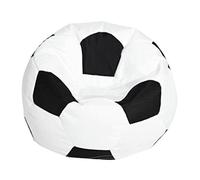 B Blesiya Cubierta de Bolsa de Frijoles de Fútbol de Haba de Oxford Gran Alternativa para Jugar con Hamacas,Redes y Papeleras - Blanco