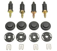 B Blesiya Set de Tapas de Capó de Moto Coche Negro para Berlingo C4 C5 Xsara Picasso