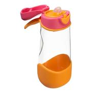 b.box Botella de Agua Deportiva | Botella de Agua para Niños de Fácil Agarre y Tapa Antifugas | Botella Infantil de Diseño Moderno | Inclinar y Sorber| 450 ml