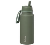 b.box Botella Térmica con Tapa Abatible, Acero Inoxidable de Triple Capa, Mantiene las Bebidas Frías hasta 44 Horas, Tapa Antigoteo con Pajita de Acero Inoxidable, Sin BPA, 690ml