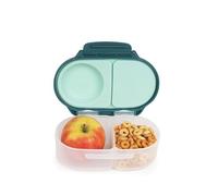 b.box Fiambrera Infantil con Compartimentos | Bento Box Infantil Mini con 2 Compartimentos Herméticos | Caja de Almuerzo y Picoteo para Niños | Cabe 1 Fruta Entera | Sin BPA