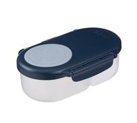b.box Fiambrera Infantil con Compartimentos | Bento Box Infantil Mini con 2 Compartimentos Herméticos | Caja de Almuerzo y Picoteo para Niños | Cabe 1 Fruta Entera | Sin BPA