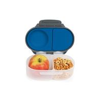 b.box Fiambrera Infantil con Compartimentos | Bento Box Infantil Mini con 2 Compartimentos Herméticos | Caja de Almuerzo y Picoteo para Niños | Cabe 1 Fruta Entera | Sin BPA