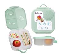 b.box Mini Lunch Box Niños | Fiambrera Infantil Bento con 3 Compartimentos (2 Herméticos) | Fiambrera Niños Ideal para Almuerzos y Picoteo | Cabe 1 Fruta Entera | Sin BPA