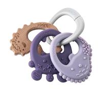 b.box Mordedor Triple | 3 Mordedores Texturizados en un Aro Desmontable para Bebé de 3+ Meses | Sensorial Calmante Texturas Variables para Masaje