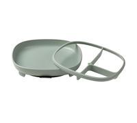b.box Plato con Ventosa 2 en 1 | Fuerte Succión | Platos de Silicona para Bebé con Separador Extraíble | Laterales Curvados para Fácil Recogida | Apto para Lavavajillas | Plato Infantil Evolutivo 6m+