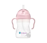 b.box Vaso con Pajita para Niños | Vaso Infantil para Beber Desde Cualquier Ángulo | Tapa Abatible, Pajita Ponderada, Antifugas, Agarre Fácil | Botella con Pajita para Niños 6m+ | 240 ml
