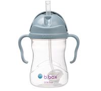 b.box Vaso con Pajita para Niños | Vaso Infantil para Beber Desde Cualquier Ángulo | Tapa Abatible, Pajita Ponderada, Antifugas, Agarre Fácil | Botella con Pajita para Niños 6m+ | 240 ml