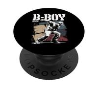 B-Boy Street Breakdance Dance Hip Hop Estilo Urbano PopSockets PopGrip Adhesivo
