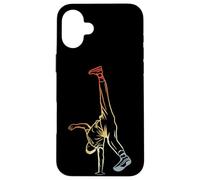 B-Boy Vintage Look Breakdance Crew para Chicos Carcasa para iPhone 16 Plus