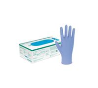 B. Braun Guante de investigación azul de nitrilo Vasco® con borde enrollable