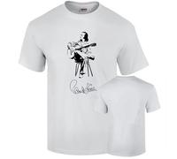 B & C Camiseta Paco de Lucia Guitarrista Flamenco Arte español Algodon Calidad 190grs (L)
