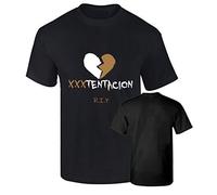 B & C Camiseta Xxxtentacion Double Heart Trap Rip Algodon Calidad 190grs (L)