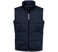B&C Collection Chaleco Impermeable de Nylon Acolchado sin Mangas Bodywarmer - Armada (M)