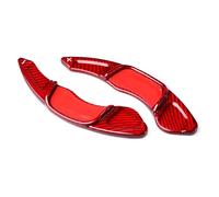 B Compatible con VW para Golf 7 para Scirocco 2015 2016 2017 para Lamando para GTS 2016 Extensión De Palanca De Cambios De Volante De Fibra De Carbono Real