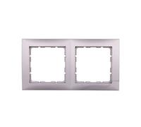 B.Cuadrado Marco Doble Aluminio 5310128994 hager polo 4011334471387