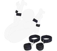 B - D - S - M funda de muslo y muñeca de nylon, funda de muslo negra ajustable