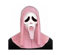 (B)Fun World Ghost Face Bloody Bling Mask Costume, Scary Halloween Costume Prop Ghost Mask, Horror Cosplay Accessory for Adults and Kids