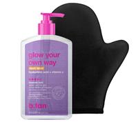 B. gel de bronceado de autocontrol oscuro para el kit Mitt | Golpe el paquete de Next Level, brille su propio camino - Gel de bronceado de expres