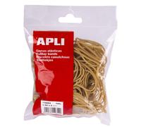 APLI Gomillas elásticas 12856 100 x 2 mm en bolsa 100 gr