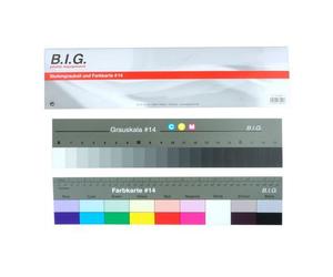 B.I.G. Cuña gris escalonada + carta de colores 14 / 36cm