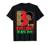 B Is for Brilliant Black Boy Positive Affirmation Camiseta