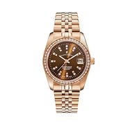 B JACQUES DU MANOIR Reloj Analógico para Mujeres de Cuarzo Suizo con Correa en Acero Inoxidable NROP.17