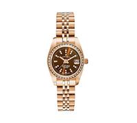 B JACQUES DU MANOIR Reloj Analógico para Mujeres de Cuarzo Suizo con Correa en Acero Inoxidable NROP.18