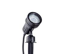 B.K.Licht Foco de jardín led para interior/exterior 3 W GU10 I estaca I alumbrado de camino I luz de césped I lámpara de jardín I iluminación de jardín I luz de jardín I P44